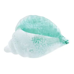 Frosted Green Glass Shell