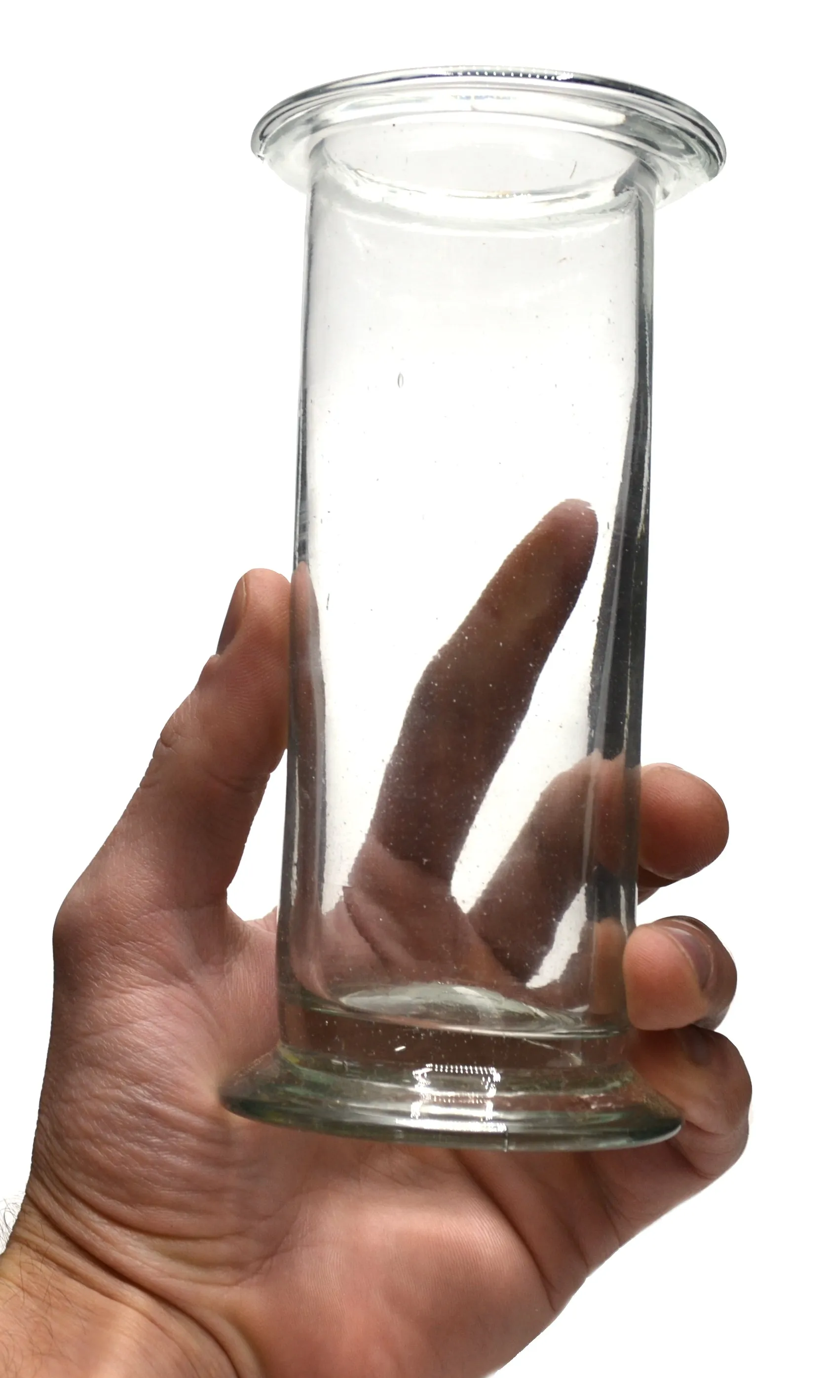 Gas Jar, 300ml - 6" x 2.24" - Soda Glass, Cylindrical - Eisco Labs