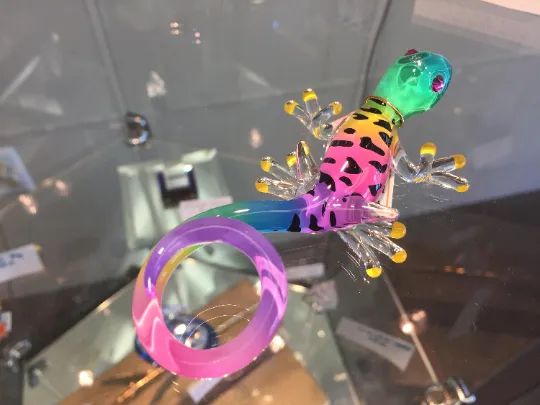 Gecko Glass Figurine