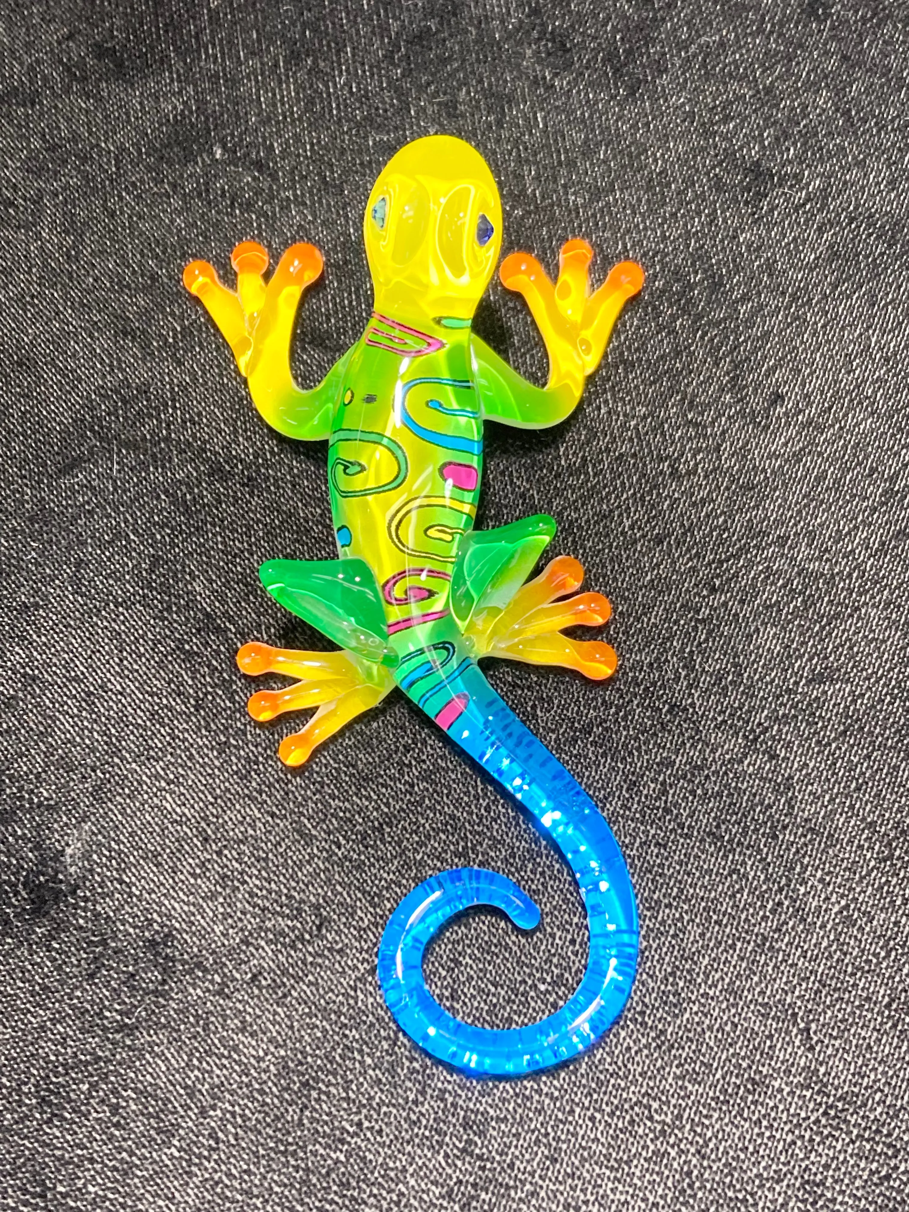 Gecko Hawaii Glass Figurine