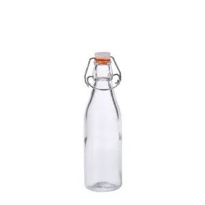 Genware Glass Swing Bottle 25cl / 9oz- Pack 6