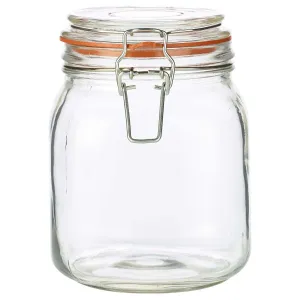 Genware Glass Terrine Jar 1L. 12pack