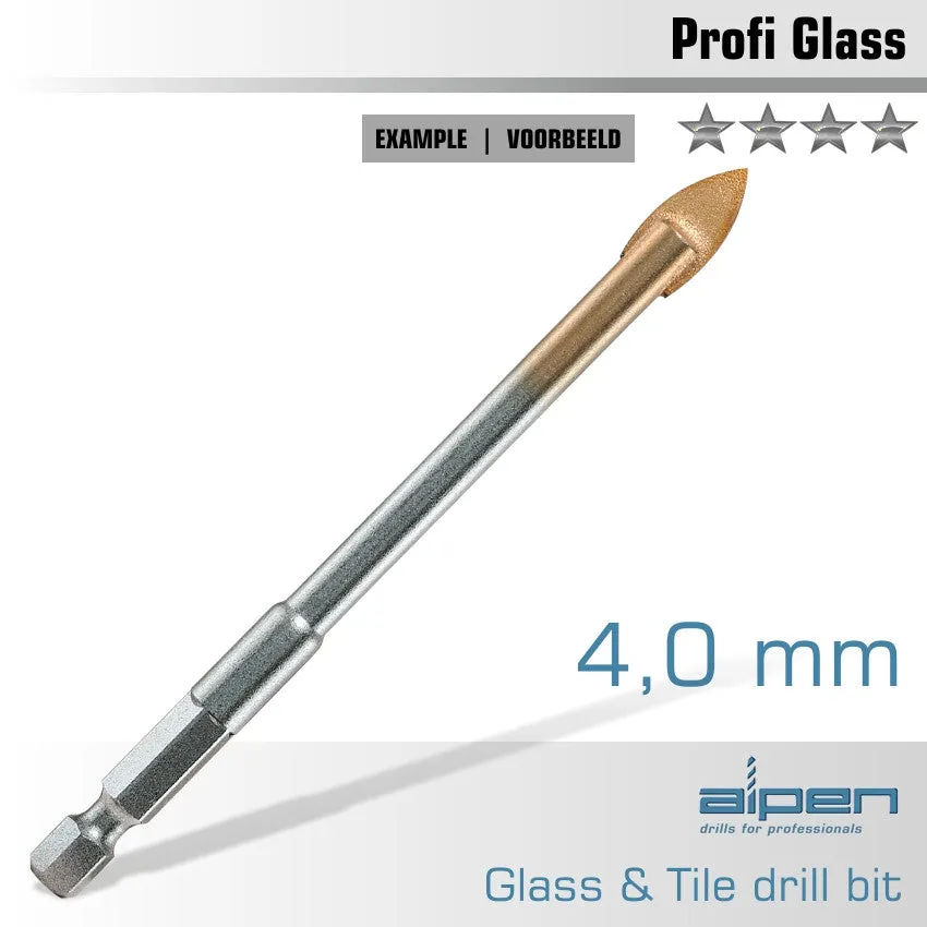 GLASS AND TILE DRILL BIT 4MM