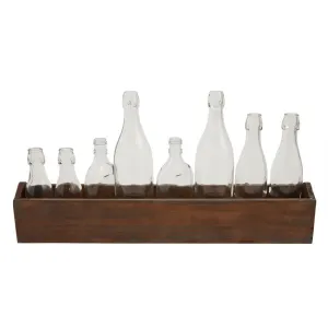 GLASS VASE CADDY