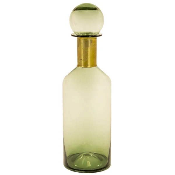 Green Glass Statement Apothecary Bottles