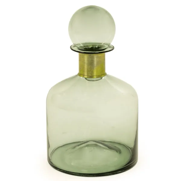 Green Glass Statement Apothecary Bottles