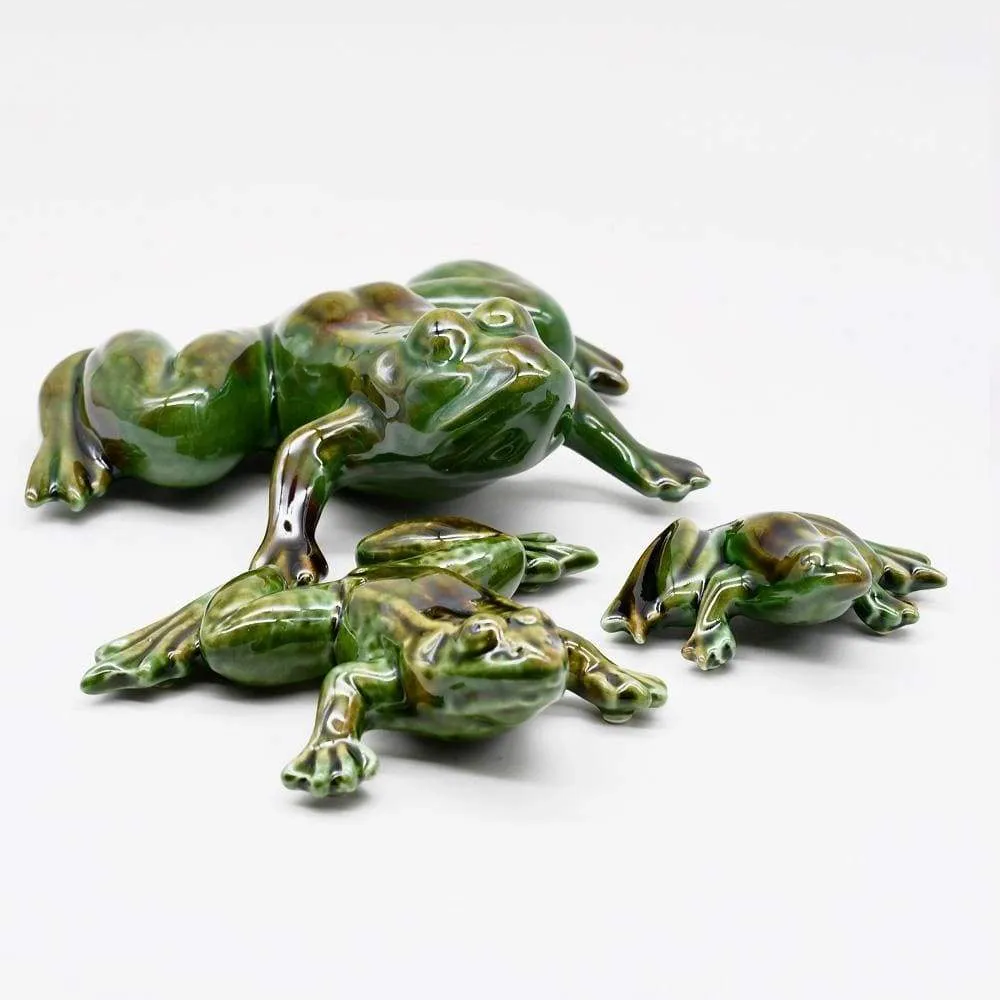 Grenouille en céramique - 11 cm
