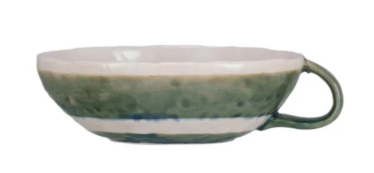 Hand-Painted Stoneware Mug