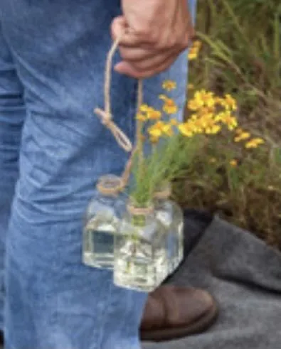 Hanging Flower Bottles