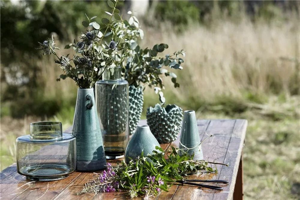 Hedria vase laurel wreath 30 cm.