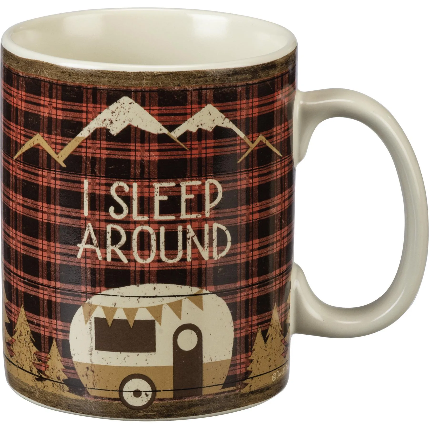 I SLEEP AROUND MUG
