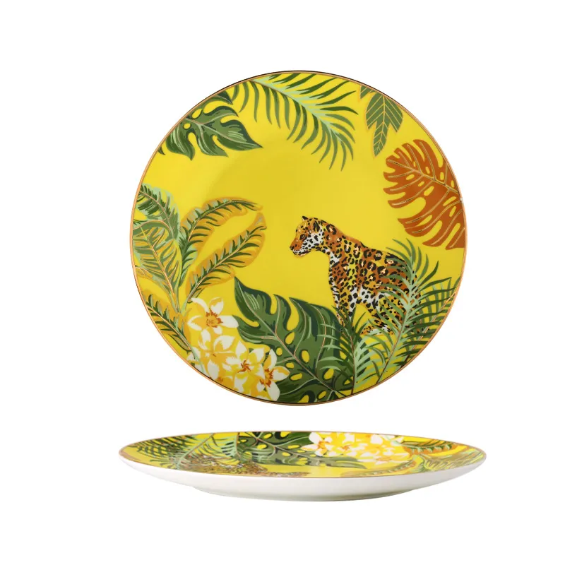Jungle Safari Dessert and Dinner Plate Set