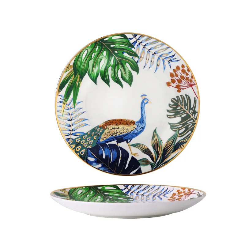 Jungle Safari Dessert and Dinner Plate Set
