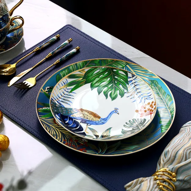 Jungle Safari Dessert and Dinner Plate Set