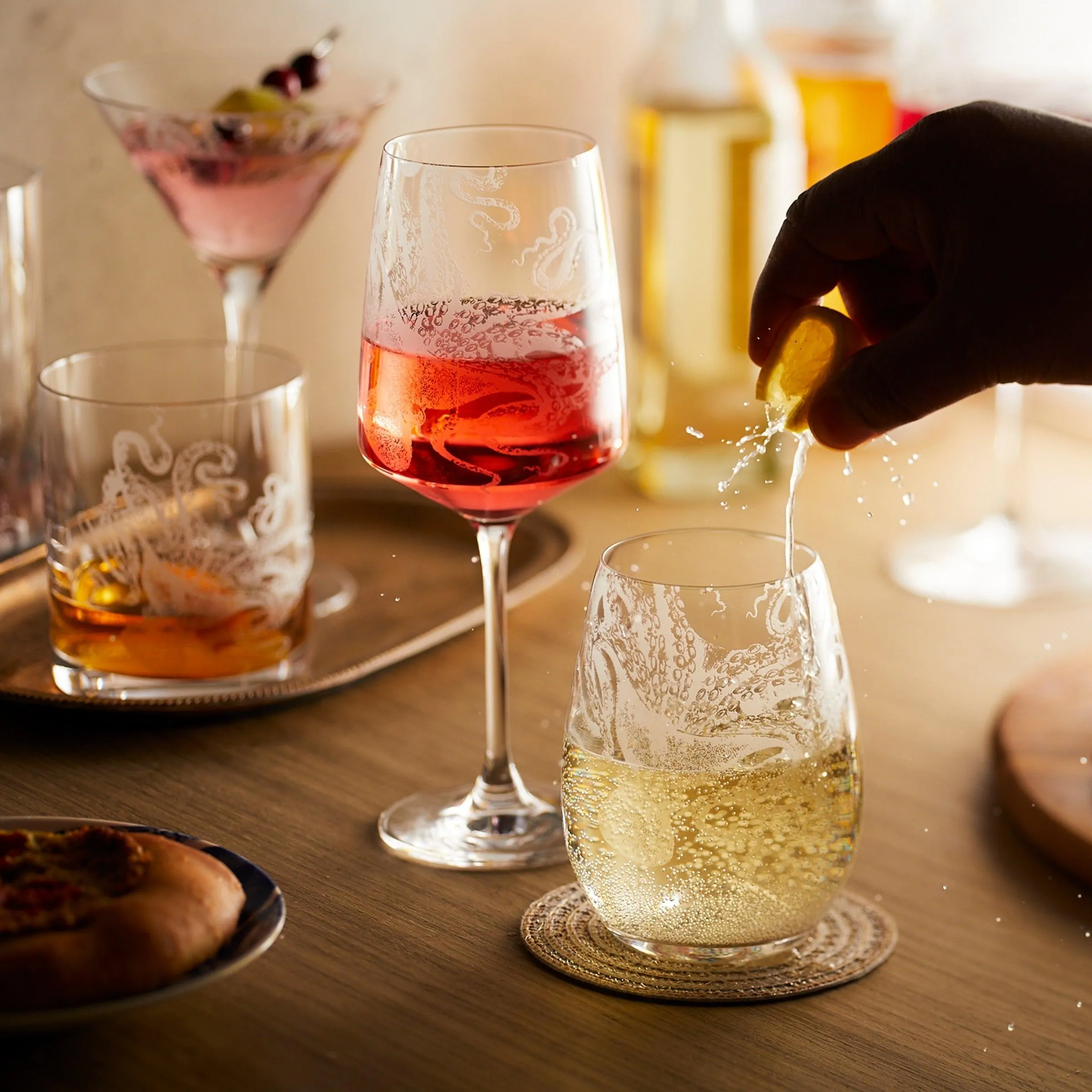 Lucy White Wine Glasses - Set of 2