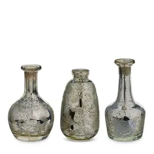 Mercury Glass Bud Vases