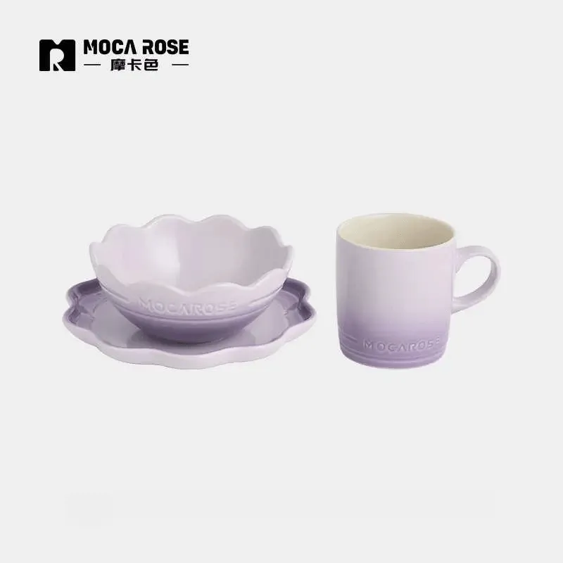 Stylish Mocarose Kitchenware Set with Bowls and Plates for Optimal Use