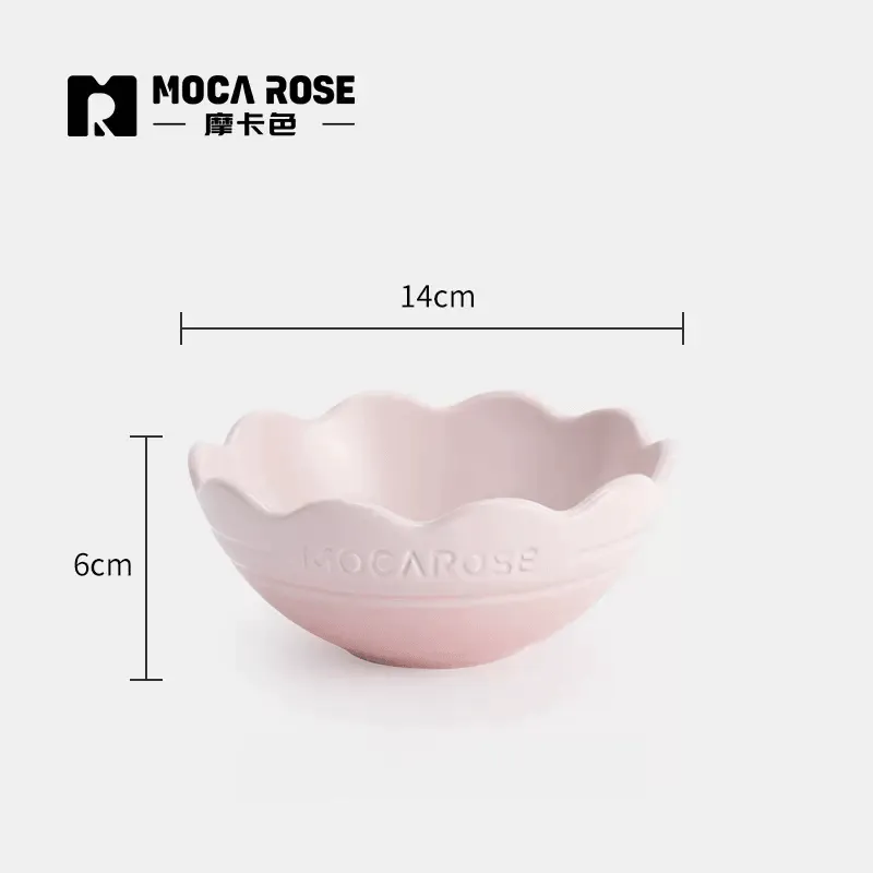 Stylish Mocarose Kitchenware Set with Bowls and Plates for Optimal Use