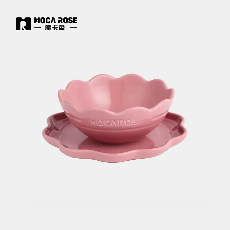 Stylish Mocarose Kitchenware Set with Bowls and Plates for Optimal Use
