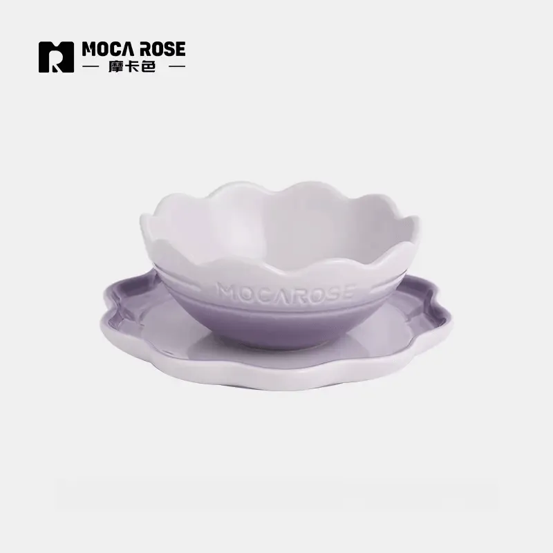 Stylish Mocarose Kitchenware Set with Bowls and Plates for Optimal Use