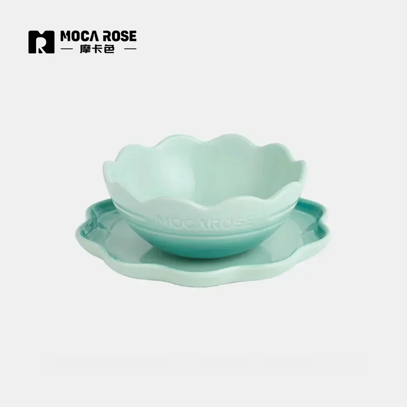 Stylish Mocarose Kitchenware Set with Bowls and Plates for Optimal Use