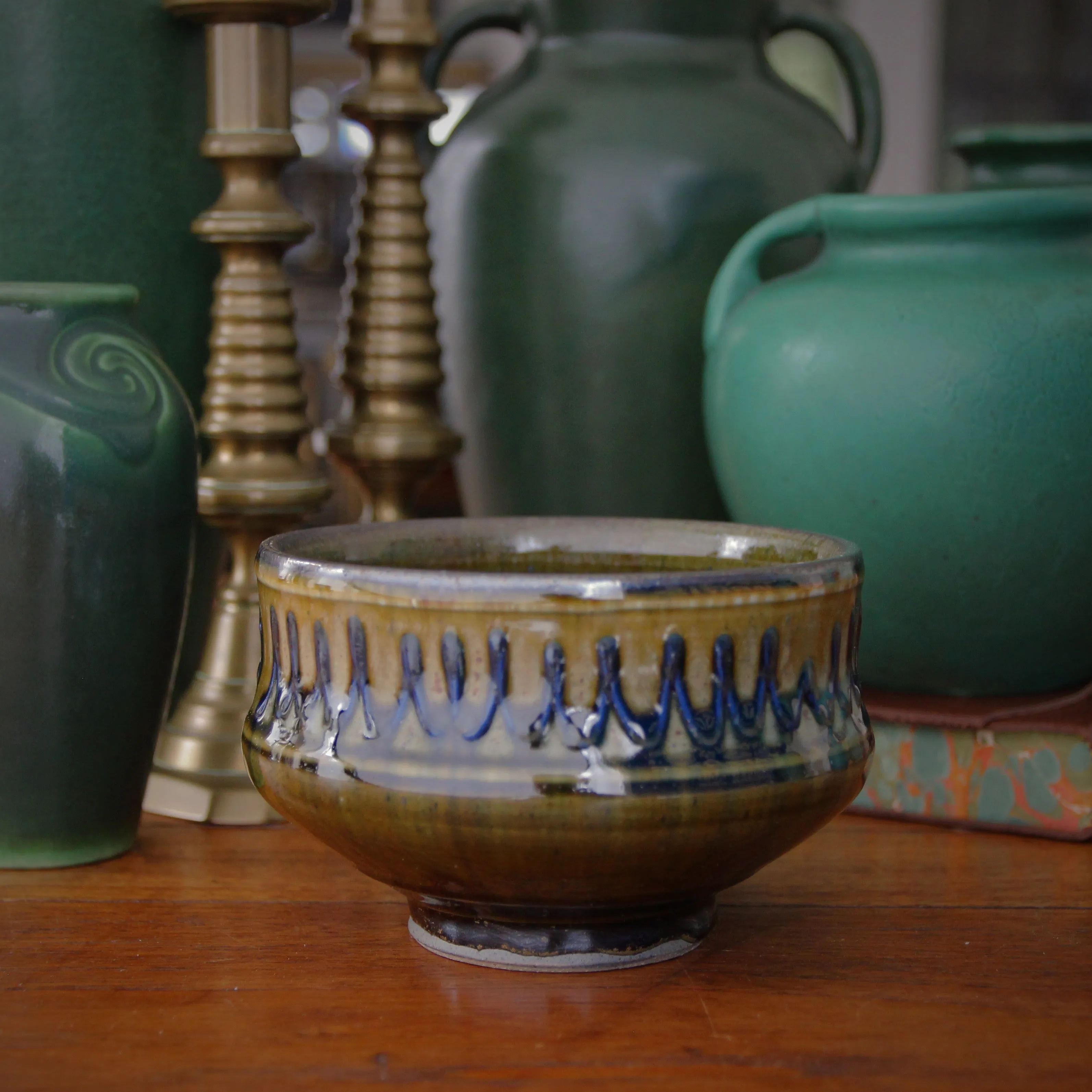 Modernist Studio Stoneware Bowl