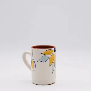 Mug en terre cuite 12cm - Jaune