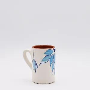 Mug en terre cuite 12cm - Turquoise