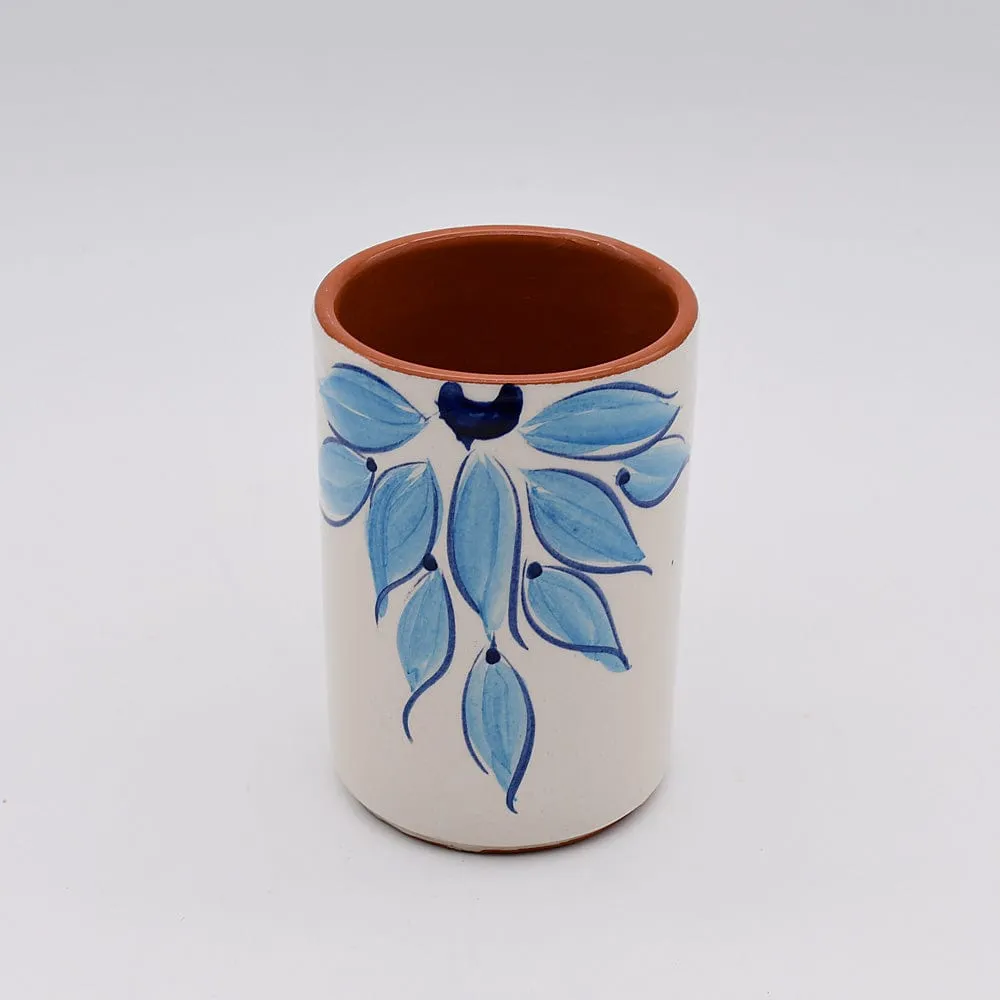 Mug en terre cuite 12cm - Turquoise