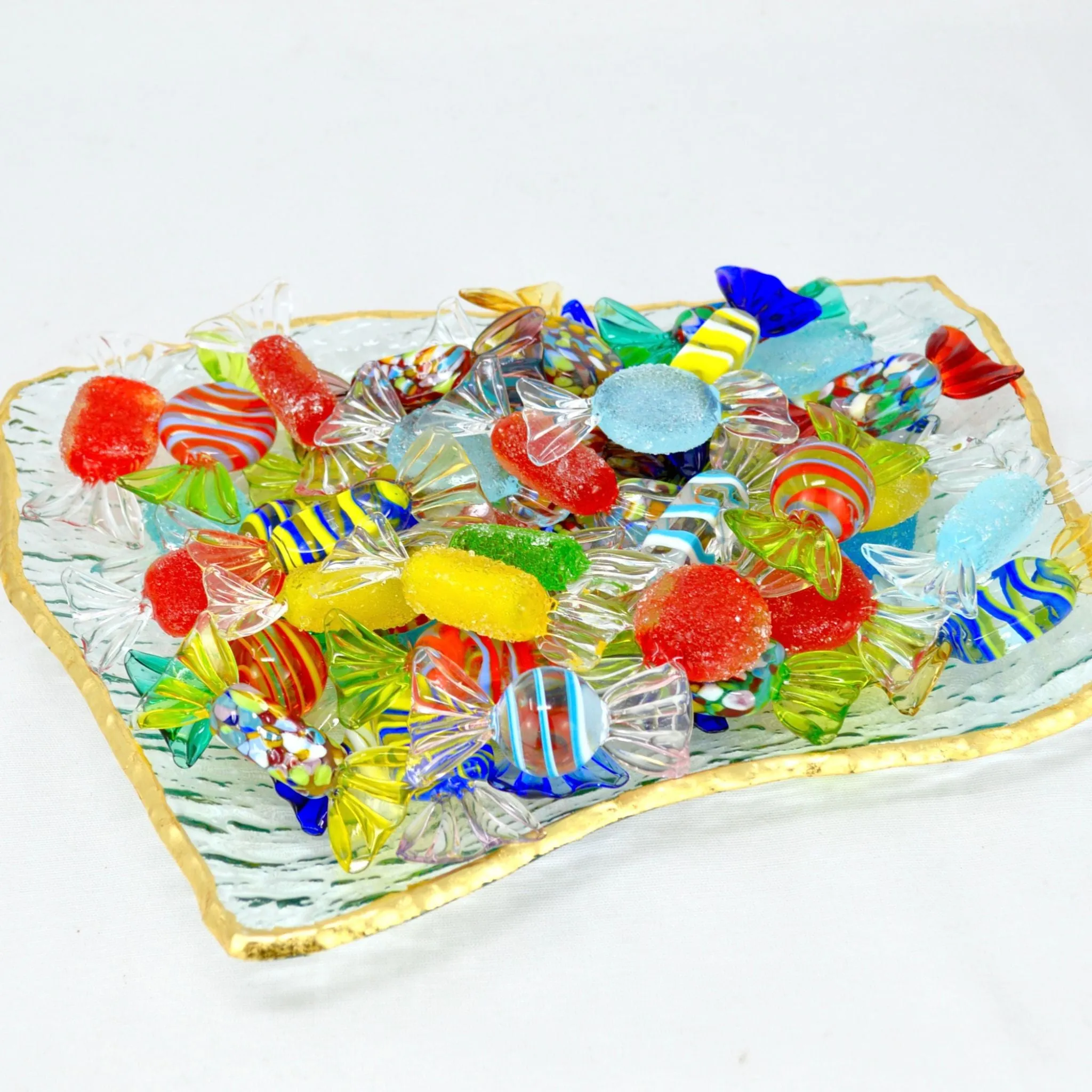 Murano Glass Candy, Classic, Set of 3, 5, or 10 Candies