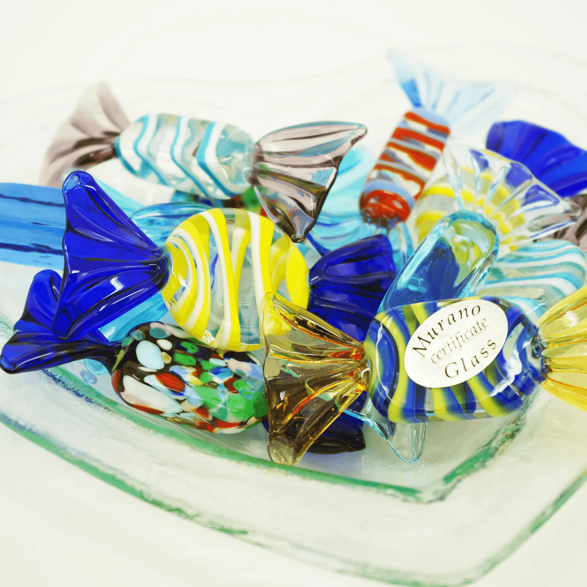 Murano Glass Candy, Classic, Set of 3, 5, or 10 Candies