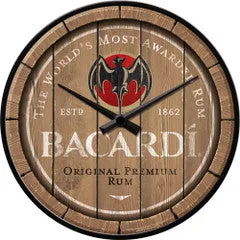 Nostalgic Art Wall Clock Bacardi Barrel 51201 - 5151201