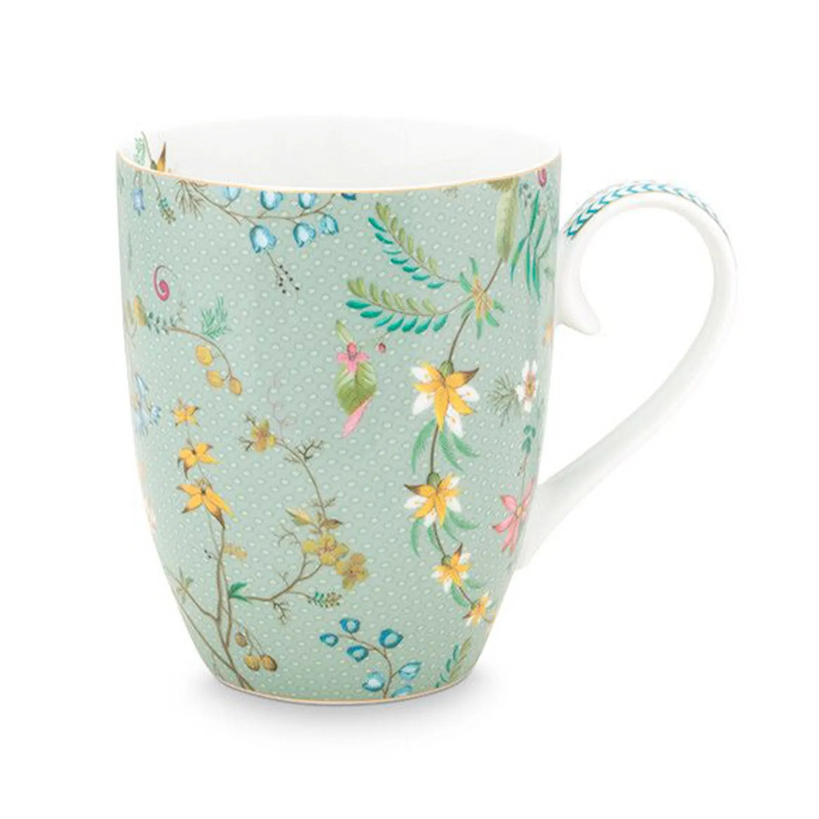 Pip Studio Jolie Flowers Set of 2 Mugs - Blue