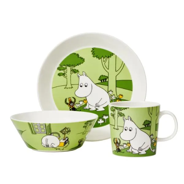 Plate - Moomintroll - Grass Green (2019)
