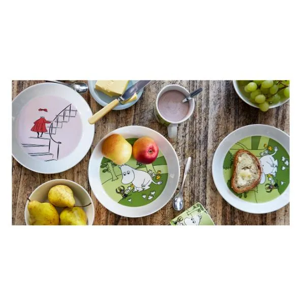 Plate - Moomintroll - Grass Green (2019)