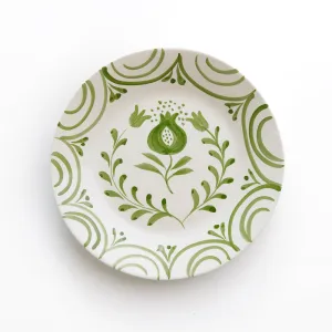 Pomegranate Crest Green Salad Plate | Set of 2