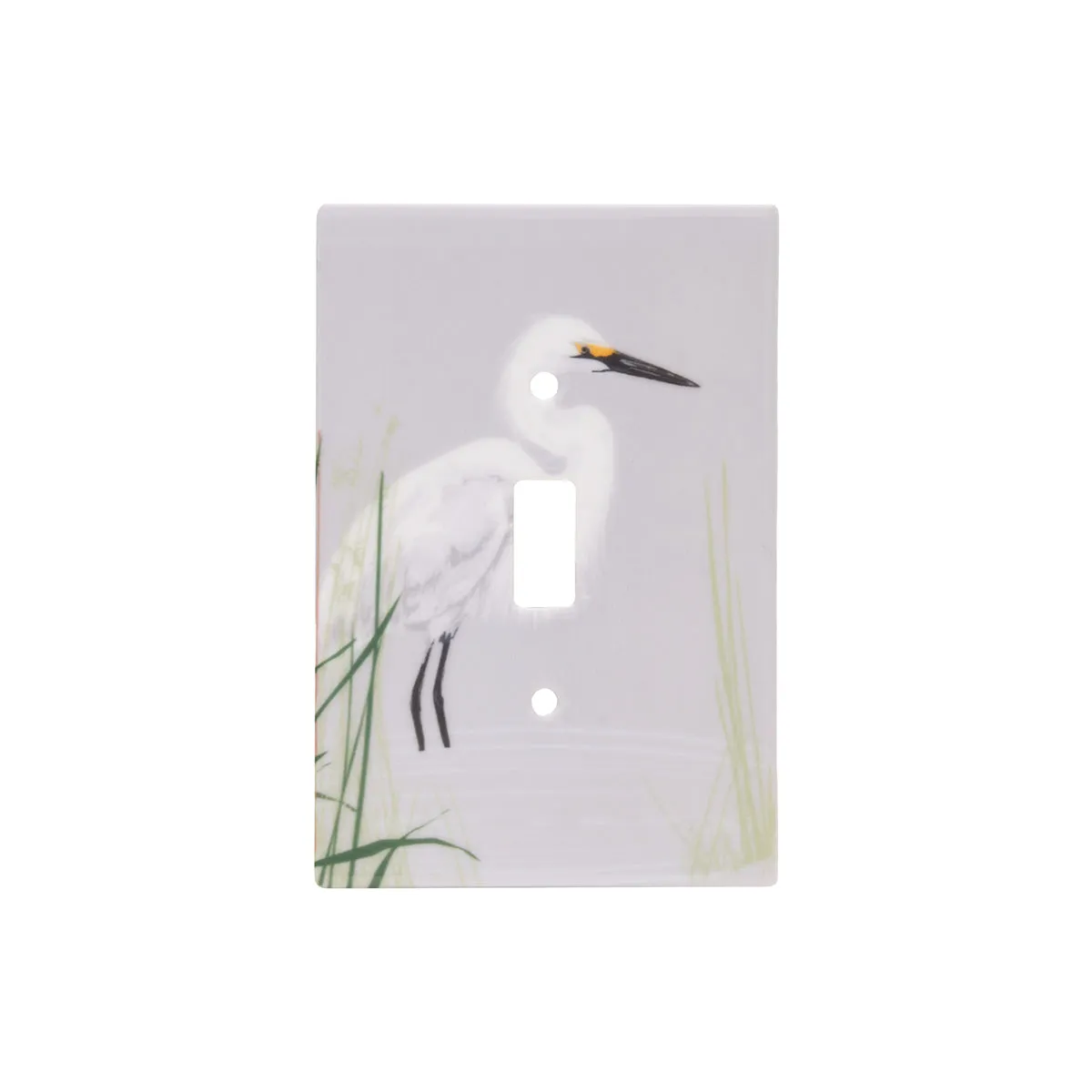 Right White Egret Switchplate