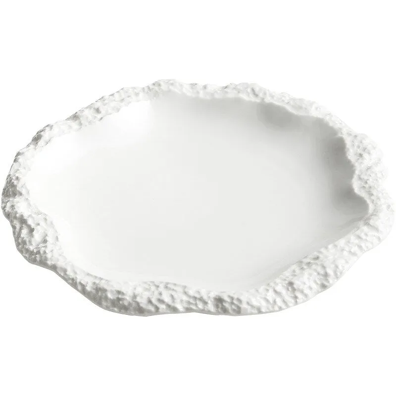 Rockpattern Ceramic Vegetable Plate