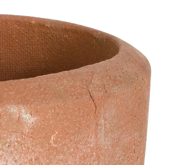 Rustic Terracotta Round Planter - 11"D