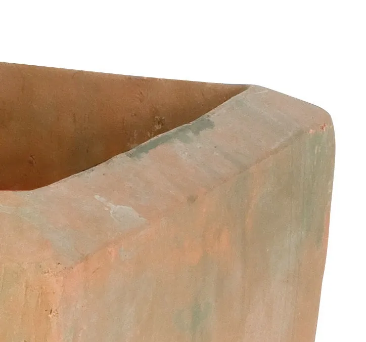 Rustic Terracotta Round Planter - 13"W