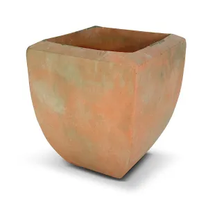 Rustic Terracotta Round Planter - 13"W