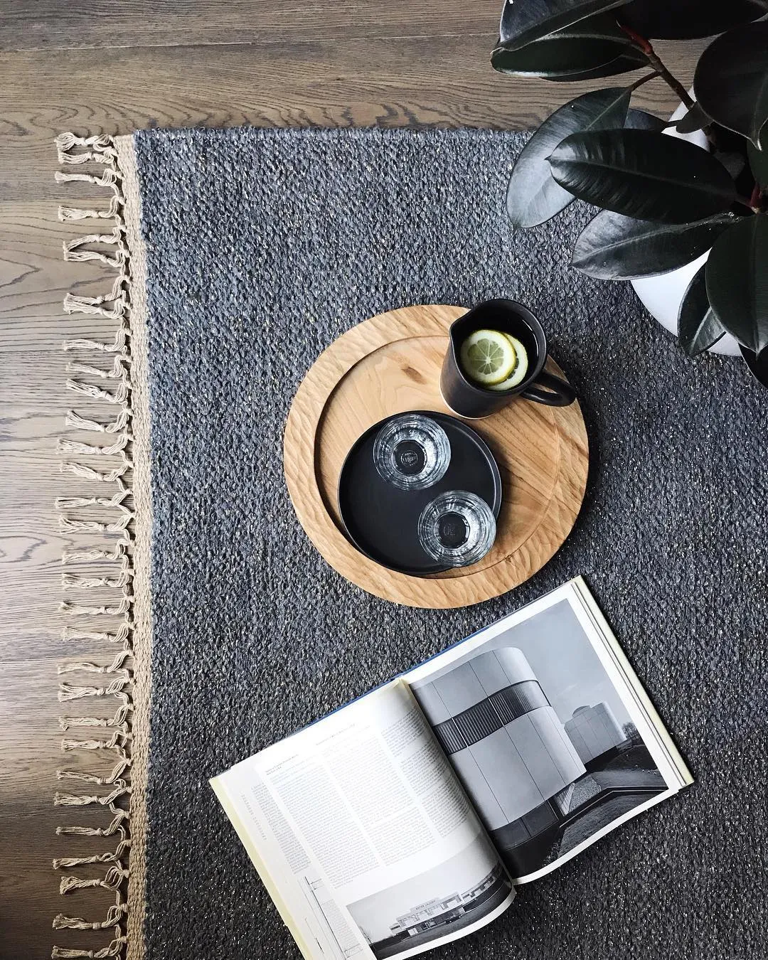 SALE Cubista Black Matte Tableware - Plates and Bowls