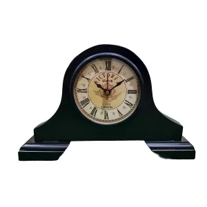 Sky Instruments Wooden Antique Table Clock Strong Wood Desk & Shelf Clocks