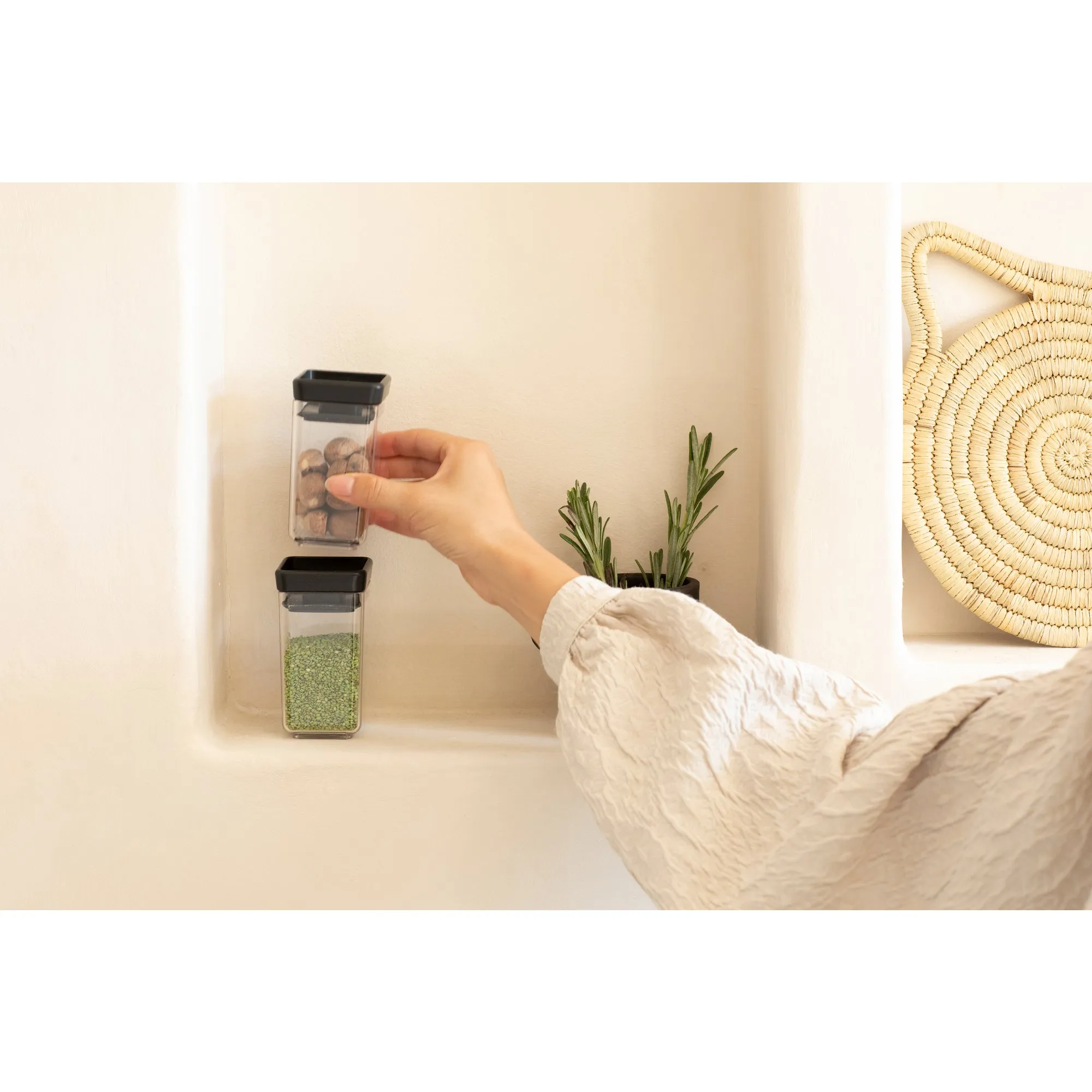 Stackable Canisters0- Set of 2- 0.15L