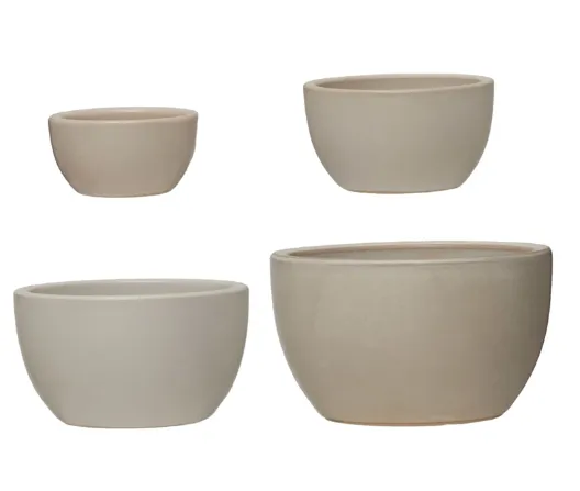 Stoneware Nesting Bowl, Set of 4