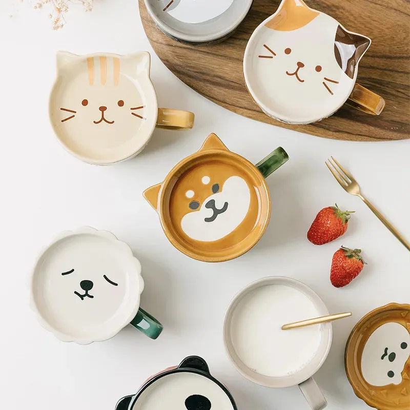 TEEk - Japanese Cat Lid Dish Mug
