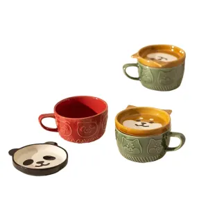 TEEk - Japanese Cat Lid Dish Mug