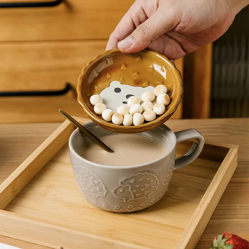 TEEk - Japanese Cat Lid Dish Mug