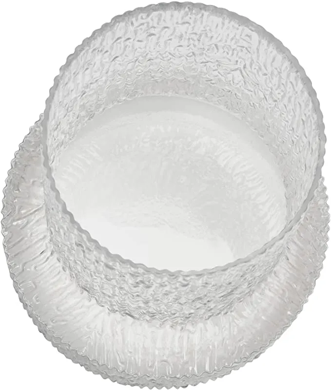 Textured Glass Vase