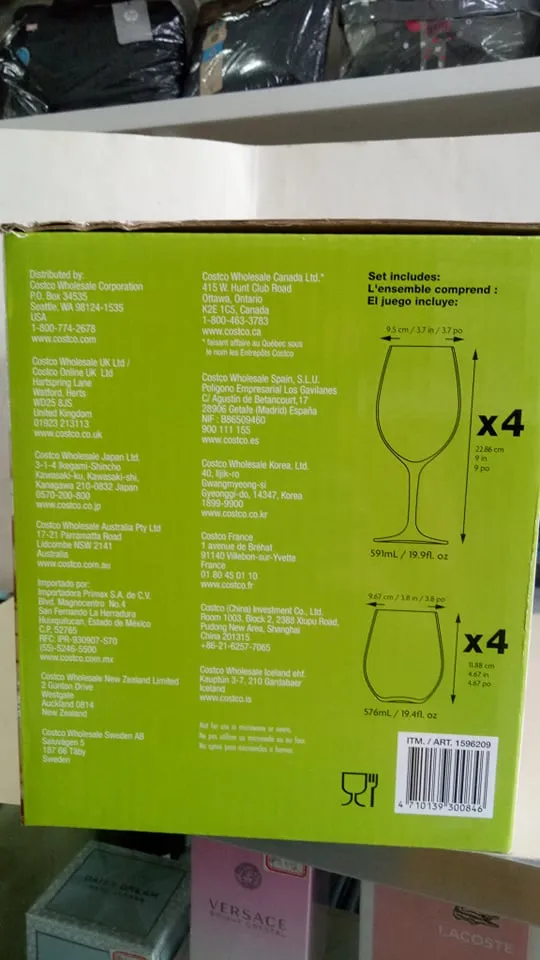 Tritan Wine Set, 8 Piece  8-Piece (NOTE: unbreakable under normal use)